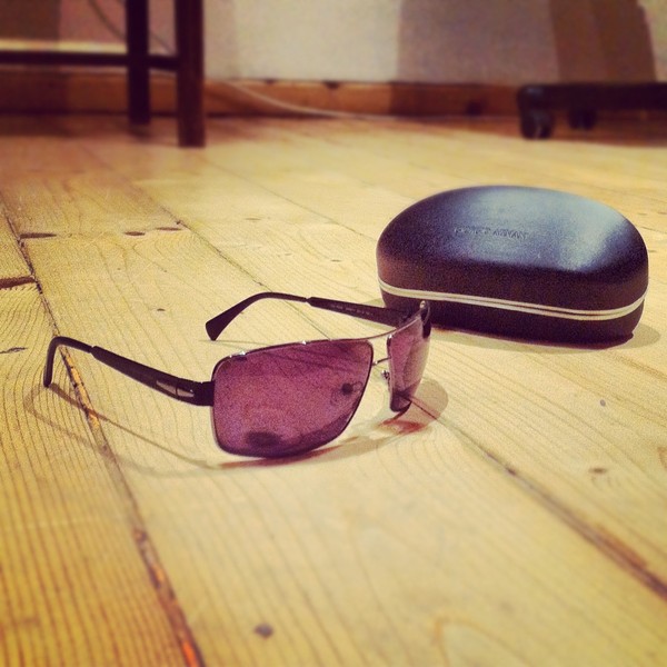 3d model sunglasses glasses sun - Armani Sunglasses with box by Tzanislav